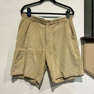Tommy Hilfiger Tan Flat Front Shorts